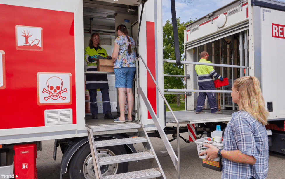 Außenaufnahme des Schadstoffmobils