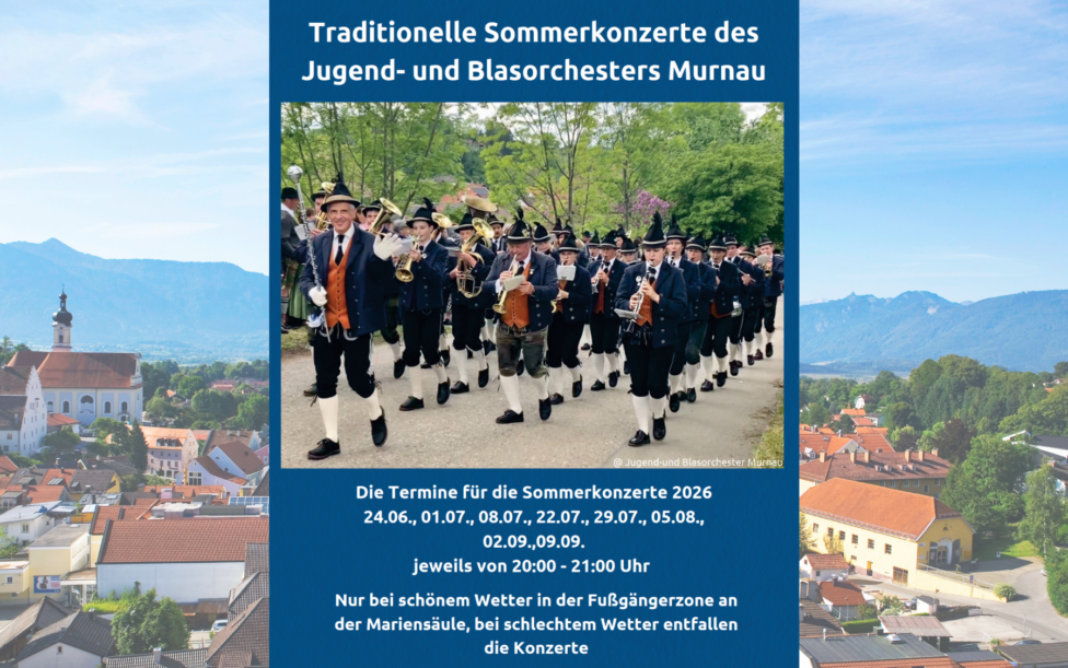Plakat Sommerkonzerte JBO 2026 mit den Musikern