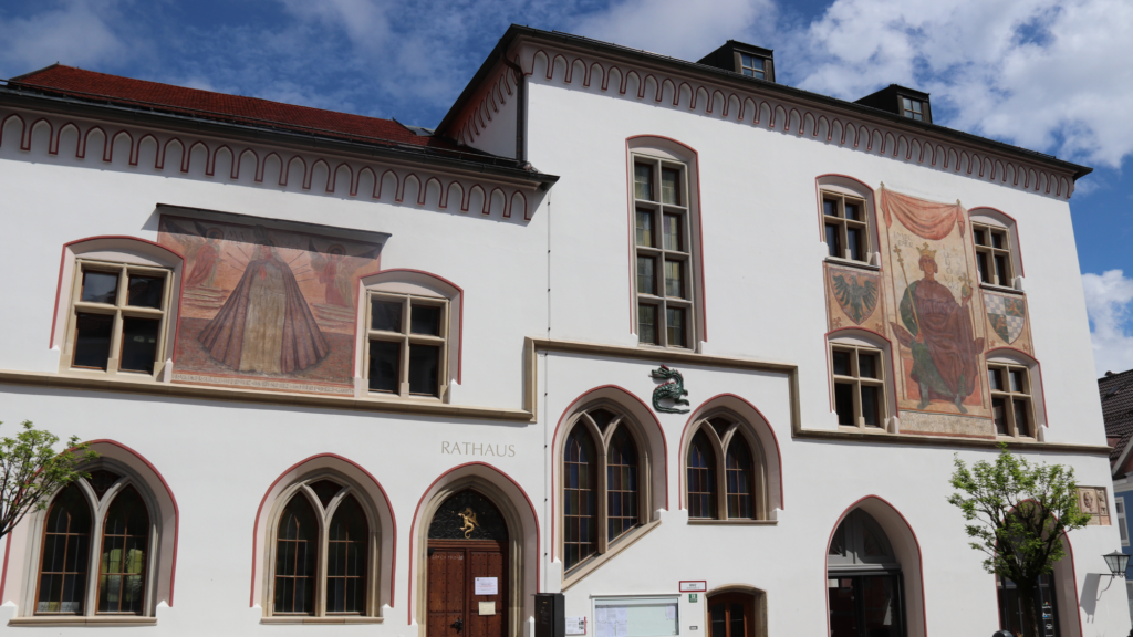 Versammlung in Fußgängerzone
