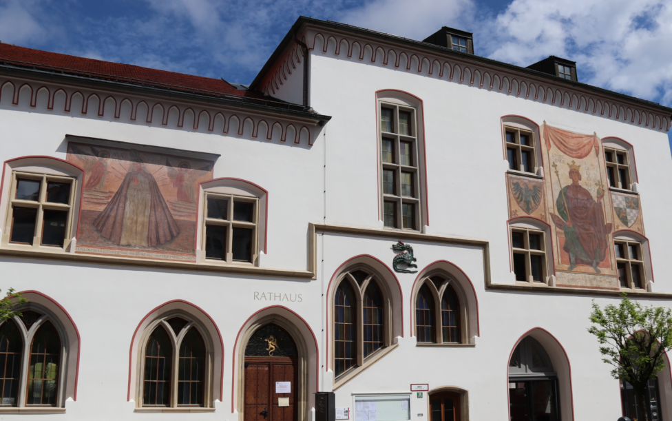 Versammlung in Fußgängerzone