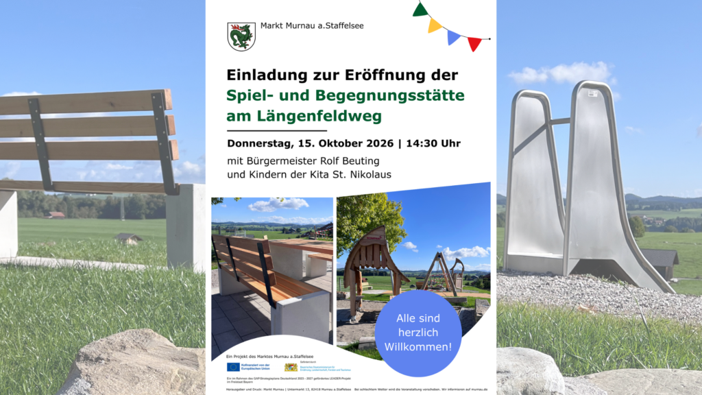 Einladung Eröffnung Spiel und Begegnungsstätte Längenfeldweg