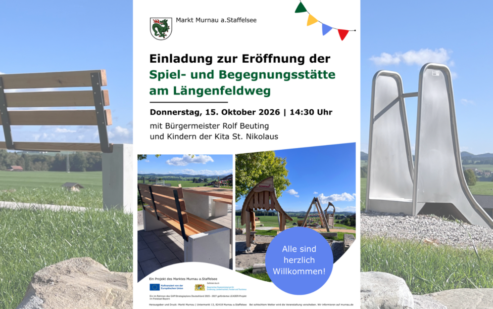 Einladung Eröffnung Spiel und Begegnungsstätte Längenfeldweg